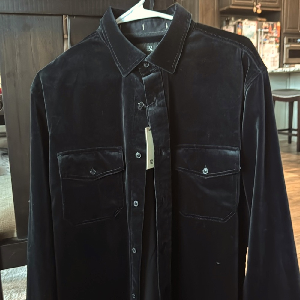 Banana Republic Velvet shirt